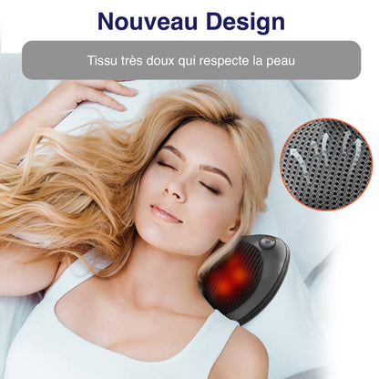 Coussin de massage Shiatsu - Chauffant - Électrique