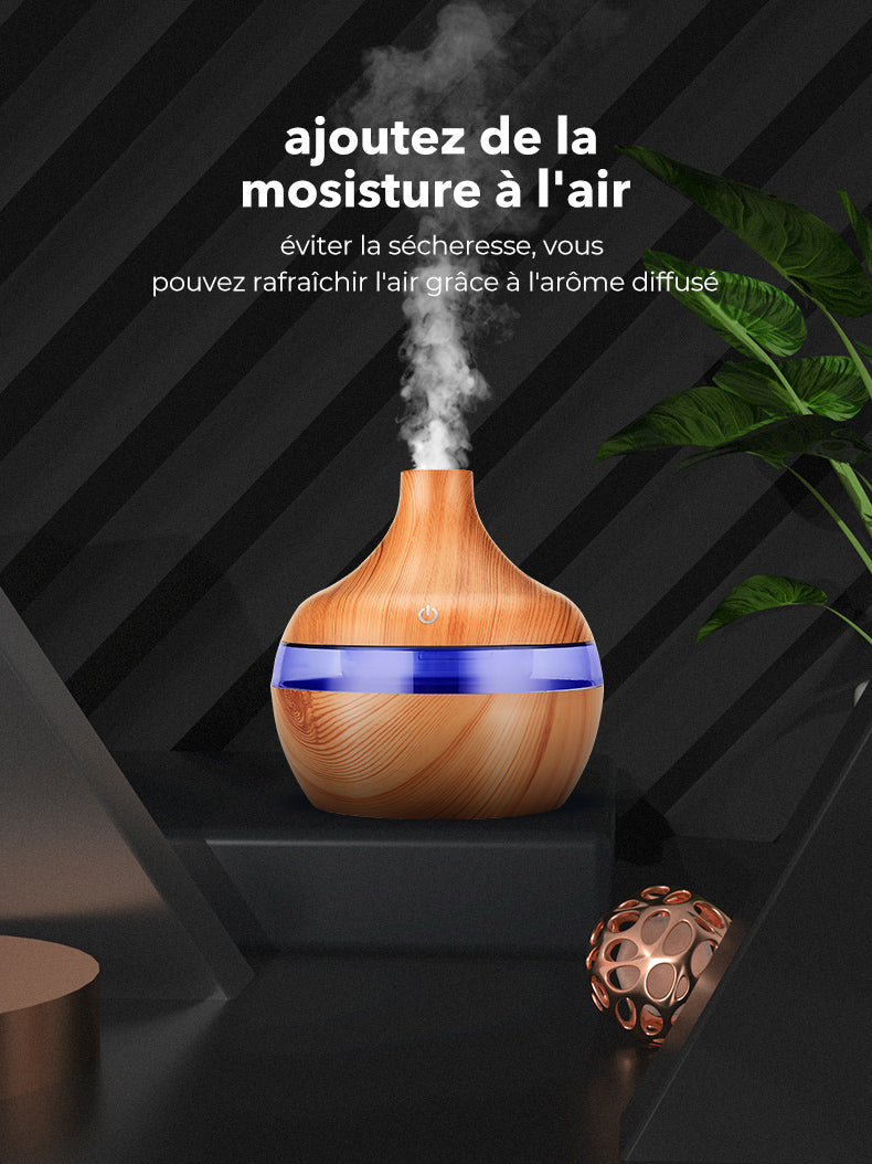 Diffuseur LED | Diffuseur d'huiles essentielles & Purificateur d'air