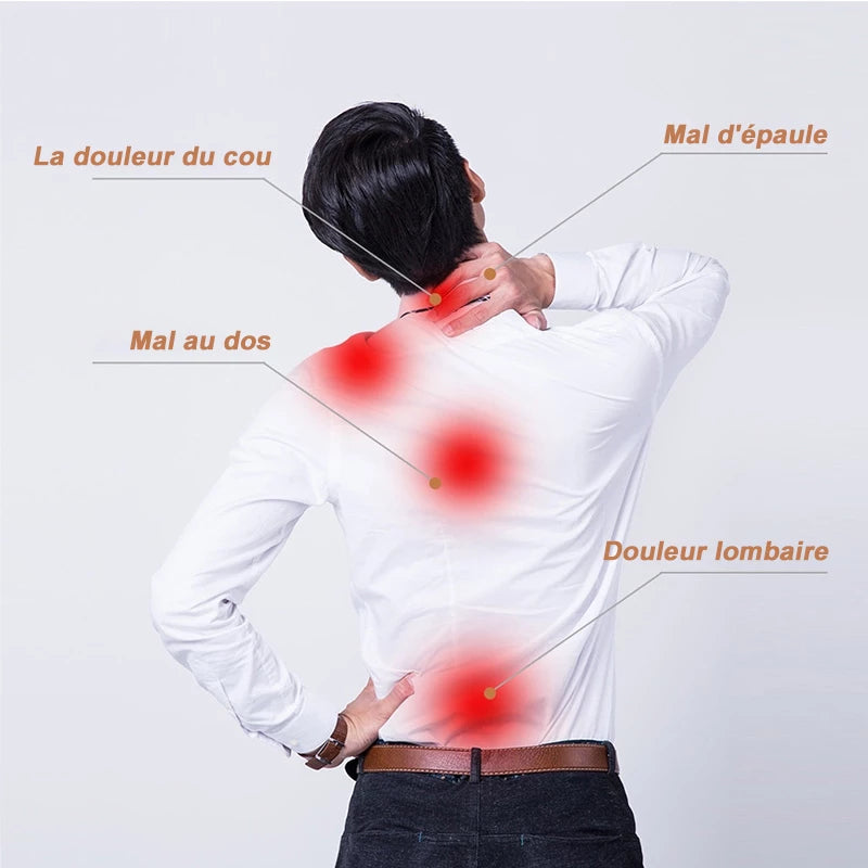 Masseur Shiatsu Chauffant pour Cervicales et Dos - Soulagez vos Douleurs Musculaires